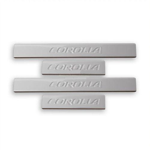 Toyota Uyumlu Corolla 2014-2019 Kapı Eşiği Paslanmaz Çelik