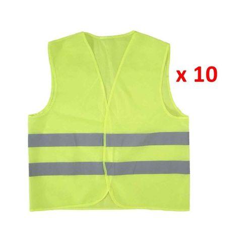 SEVGENT Yelek Reflektörlü Sarı 10 Lu Paket