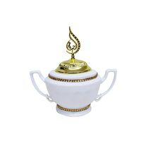 Buhurdanlık Seramik Kulplu Zamak Kapak Detaylı