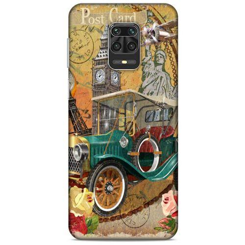 Retro (37) Desen Silicone Cover Renkli Xiaomi Redmi Note 9 Pro Kılıf