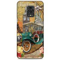 Retro (37) Desen Silicone Cover Renkli Xiaomi Redmi Note 9 Pro Kılıf