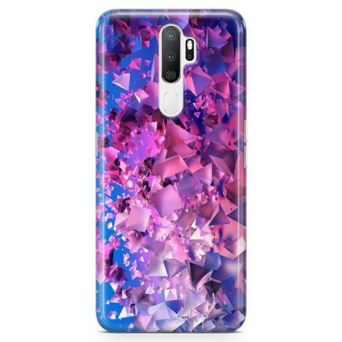 Oppo A9 2020 Kılıf Mat Pırlanta Arka Kapak Koruma Desenli Full Koruyucu