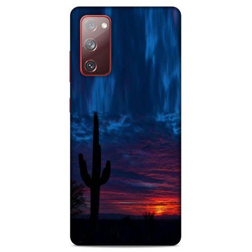 Lopard Samsung Galaxy S20 Fe Uyumlu Kılıf Gece'S (12) Koruyucu Silikon Mavi