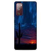 Lopard Samsung Galaxy S20 Fe Uyumlu Kılıf Gece'S (12) Koruyucu Silikon Mavi