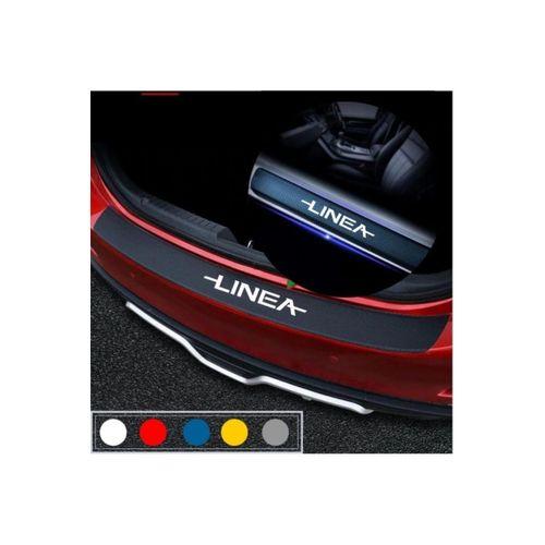 Fiat Linea Için Karbon Uyumlu Bagaj Ve Kapı Eşiği Sticker Seti