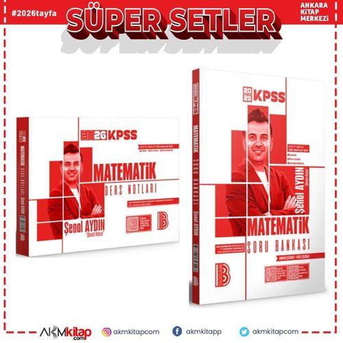 Benim Hocam 2026 KPSS Matematik Ders Notları ve Soru Bankası Seti 2 Kitap