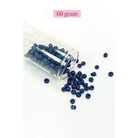 Dökme Cam Kum Boncuk Büyük Boy (6/0) 4 mm - 60 Gram - Lacivert - BNC134