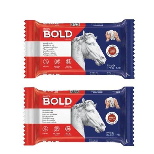 SMARTA BOLD SERAMIK HAMURU KAHVERENGİ 500 GR ( 2 Adet )