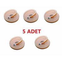 5 Adet 3 Metre Yapışkanlı Kapı Bandı Isı Yalıtım Süngeri