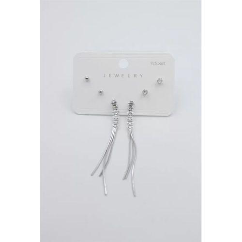 Çoklu Set Küpe - Gümüş