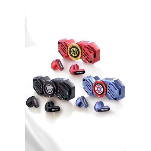 Kırmızı Kablosuz Bluetooth Kulaklık Stres Çarklı  Kulaklığı