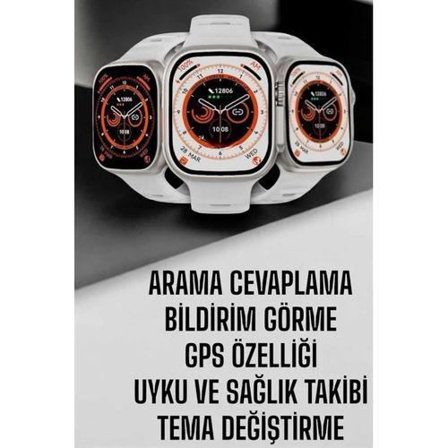 Akıllı Saat Nabız Ölçebilen Yeni Nesil Gps Ve Adımsayar Özelliği
