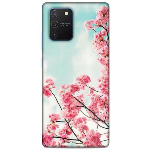 Lopard Samsung Galaxy S10 Lite Uyumlu Kılıf Bahar (44) Tough Armor Kılıf Kiraz Çiçekleri