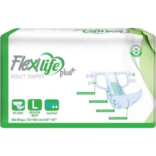 Flexilife Plus Belbantlı Büyük Boy Large Hasta Bezi 30'lu paket