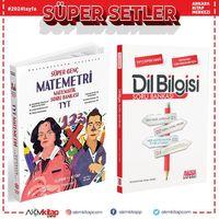 Süper Kitap TYT Matematik ve AKM Dil Bilgisi Soru Bankası Seti 2 Kitap