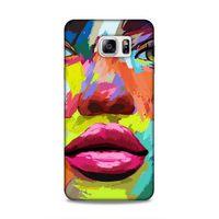 Samsung Galaxy Note 5 Uyumlu Kılıf Face'X 27 Tasarımlı Kılıf Colorful