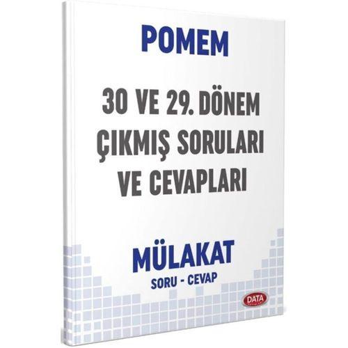 Pomem 30. ve 29. Dönem Mülakat Çıkmış Soruları ve Cevapları Data Yayınları