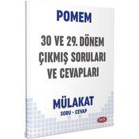 Pomem 30. ve 29. Dönem Mülakat Çıkmış Soruları ve Cevapları Data Yayınları