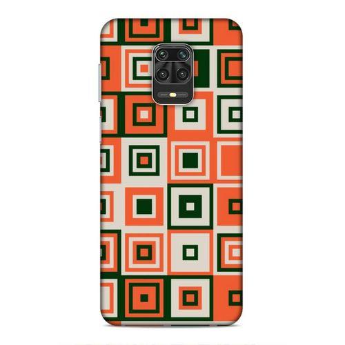 Xiaomi Redmi Note 9S Uyumlu Kılıf Insomnia (29) Arka Koruma Kılıfı Turuncu Siyah