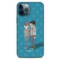 Apple iPhone 12 Pro Max Kılıf FunnyMaX (16) Kalın Kılıf Mavi