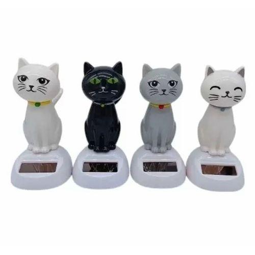 Güneş Enerjili Solar Sallanan Kedi