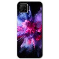 OPPO Oppo A73 Kılıf HD Desen Baskılı Arka Kapak - Color Splash Purple