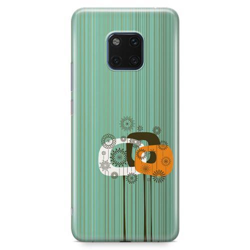 Huawei Mate 20 Pro Kılıf Soyut Bahar Arka Kapak Koruma Desenli Full Koruyucu