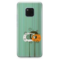 Huawei Mate 20 Pro Kılıf Soyut Bahar Arka Kapak Koruma Desenli Full Koruyucu