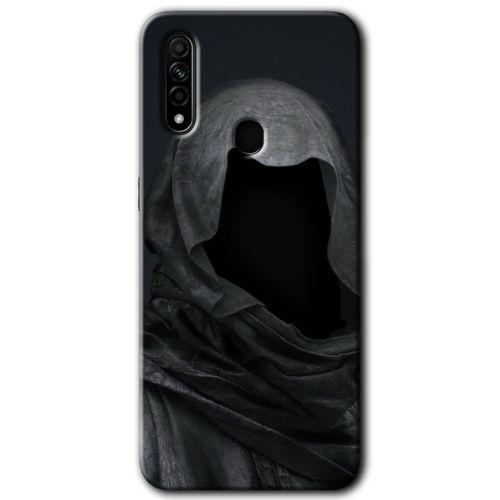 Oppo A31 Kılıf HD Baskılı Desen + Hayalet Cam Yandan Görünmez