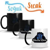 WALKING DEAD -TERMINUS BBQ GRILL Sihirli Kupa Bardak Porselen
