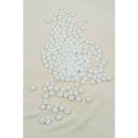 Yuvarlak Boncuk İçten Boncuklu Bileklik Çanta Boncuğu 8 mm 50 gr Beyaz - BNC470