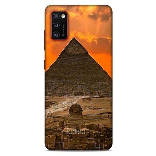 Samsung Galaxy A41 Kılıf Dünya Mimarisi (25) Antişok Kapak Giza Piramitler Mısır