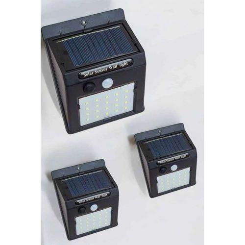 Güneş Enerjili Bahçe Lambası Solar Gece Aydınlatma Sensörlü Lamba