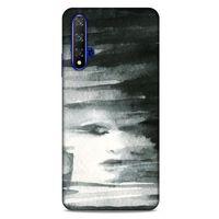 Huawei P Smart S Y8P Kılıf Depresyon (13) Silikon Kap Mor Turuncu