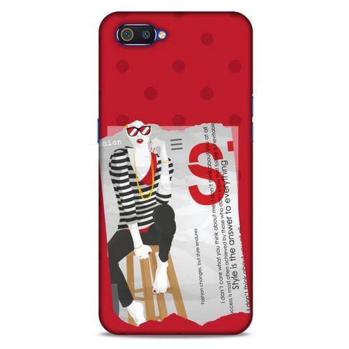 Sokak Modası 44 Oppo Realme C2 Kılıf Desenli Silikon