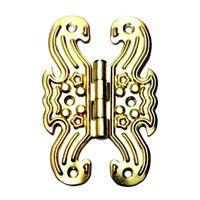 Dekoratif Sac Kelebek Menteşe - Büyük, Sarı, 100 Adet