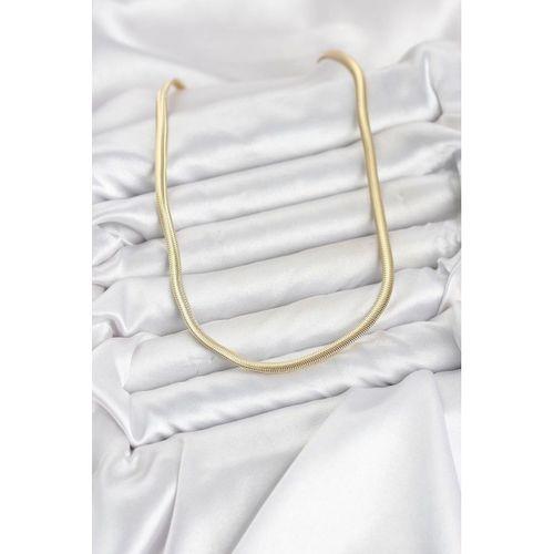 CM Yassı Yılan Zincir Model 60 cm Kadın Kolye