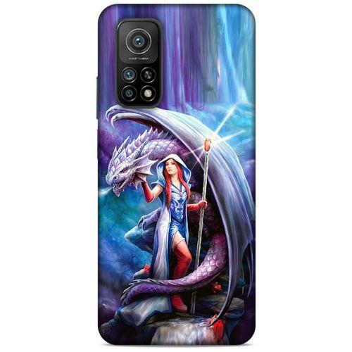 Xiaomi Mi 10T 5G Kılıf Dragons (31) TPU Kılıf Ejderha ve Sahibe