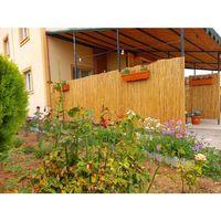 özgazi 1,50 Metre X 5 Metre Kamış Hasır Bahçe Çiti Gölgelik Balkon Çiti