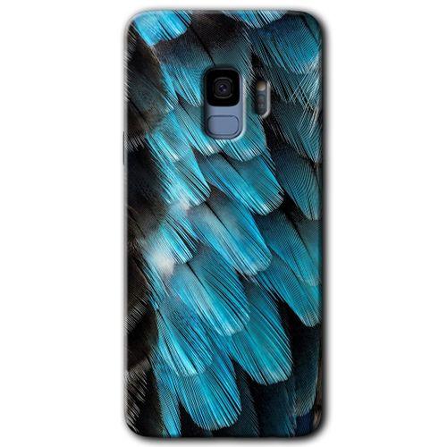 Galaxy S9 Kılıf HD Desen Baskılı Arka Kapak - 9D Tüyler