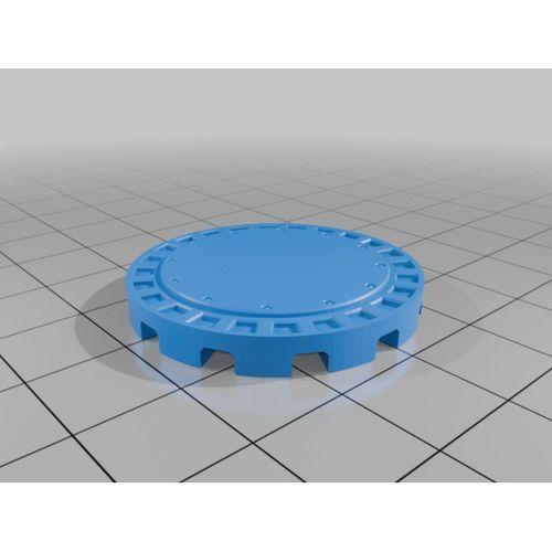 Generatorum Hub Üst Platform 100mm Yuvarlak Sektör Mechanicus Platformu – 6895451
