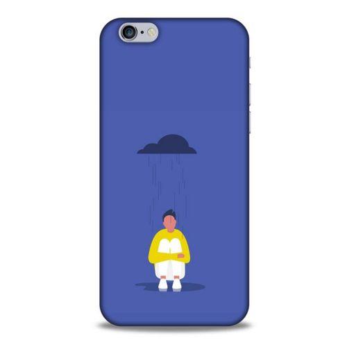 Apple Iphone 6S Kılıf Depresyon (21) Koruyucu Kapak Kahve Gold