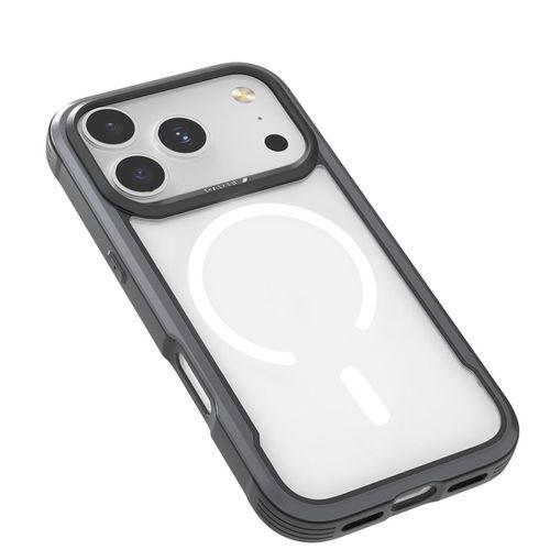 Apple iPhone 17 Pro Max Kılıf M-safe Şarj Özellikli Airbagli Raptic Shield Serisi Şeffaf Arka Yüzey Kapak