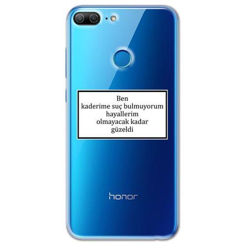 Huawei Honor 9 Lite Kılıf HD Yazı Baskılı Silikon Arka Kapak - Yazı 5