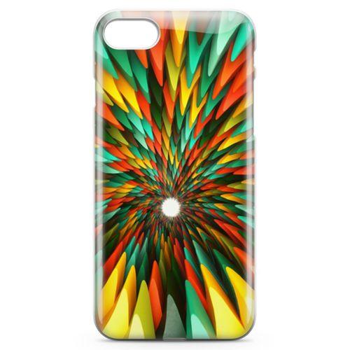 Apple iPhone SE 2020 Kılıf Derin Kuyu Arka Kapak Koruma Desenli Full Koruyucu