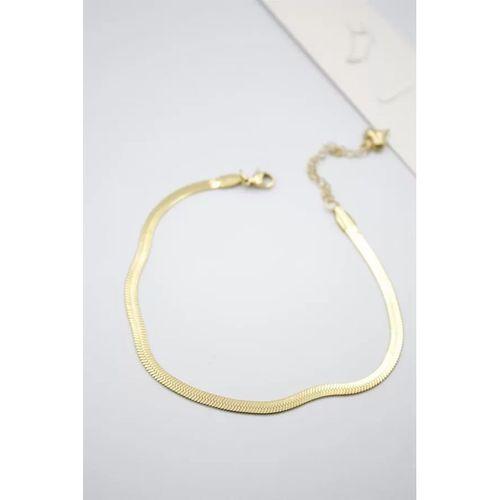 İtalyan Zincir Halhal - Altın