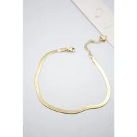 İtalyan Zincir Halhal - Altın