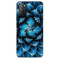 Lopard Xiaomi Poco M3 Uyumlu Kılıf Bahar (1) Kılıfı Mavi