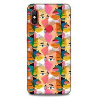 Lopard Xiaomi Mi A2 Lite Uyumlu Kılıf Sürreal Yüzler ♀ (6) Silikon Kılıf Desenli