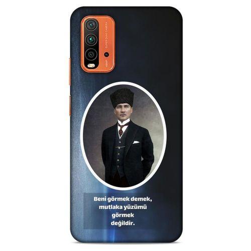 Lopard Xiaomi Redmi 9T Uyumlu Kılıf Atatürk (7) Telefon Kılıfı